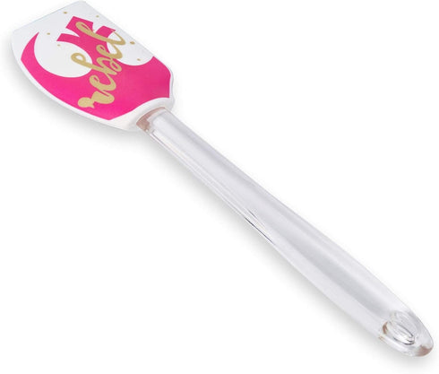 Star Wars 11-Inch Silicone Spatula - Cute Home Kitchen Baking Utensil - White & Pink Rebel Design