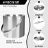 DRAMNYO 3L DREAMYO Double Wall Insulated Stainless Steel Ice Bucket with Scoop for Cocktail Bar,Metal Ice Bucket