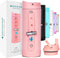 Elemental Iconic Kids Water Bottle with Straw Lid & Charms Strap, Leak-Proof Triple Insulated Stainless Steel 14oz