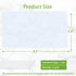 Small Translucent Silicone Mats, 7.9”x9.45” Clear Non-Slip Countertop Protector Liner, 2/Pack