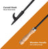 Heavy Duty 32” Long Fireplace Fire Pit Campfire Poker Stick and 26” Tongs Tool Set, Rust Resistant Camping Tools