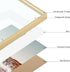 Frametory 8x10 Metal Picture Frame with Mat for 5x7 Picture, Aluminum Photo Frame Collection
