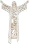 Dicksons The Risen Christ Calvary Story Wall Cross, 11 Inch Woodgrain Resin Stone