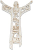 Dicksons The Risen Christ Calvary Story Wall Cross, 11 Inch Woodgrain Resin Stone