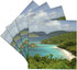 3dRose CST_70005_3 USVI, St. John, Trunk Bay, Virgin Islands NP CA37 CMI0147 Coasters, Set of 4