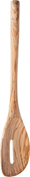 Tovolo Wooden Slotted Cooking Utensil, Olivewood Kitchen Spoon, Model 81-29286, One