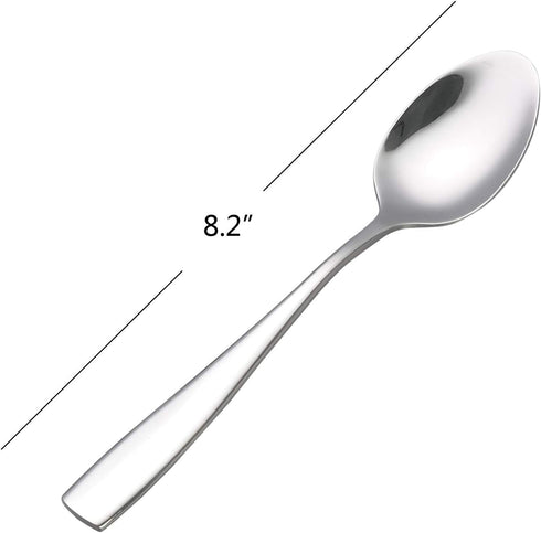 Asking 12-Piece Stainless Steel Kitchen Dinner Spoon
