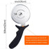 MSY BIGSUNNY Pro Pizza Cutter, Stainless Steel Wheel, 4-inch (10cm), Dishwasher Safe