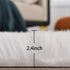 2x4 ORINOVA White Faux Sheepskin Fuzzy Fur Rugs for Bedroom Small Machine Washable Fluffy Area Rugs for Living Room