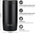 Morefeel 4-in-1 Skinny Can Cooler, Double Wall Stainless Steel Insulated Can Holder, Works With 12 Oz Slim Can,