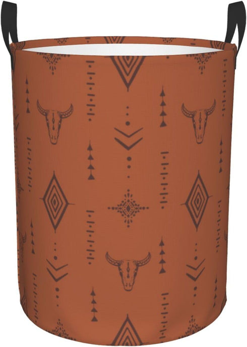 Coobex Large Laundry Basket Western Boho Home Decor Laundry Hamper With Handles Collapsible