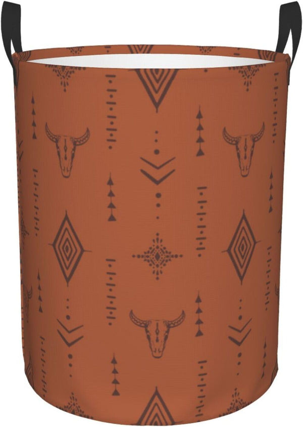 Coobex Large Laundry Basket Western Boho Home Decor Laundry Hamper With Handles Collapsible
