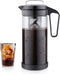 wedrink Cold Brew Coffee Maker, Borosilicate Glass Iced Tea Coffee Pitcher, Leak Proof Tritan (1.3L/44OZ)