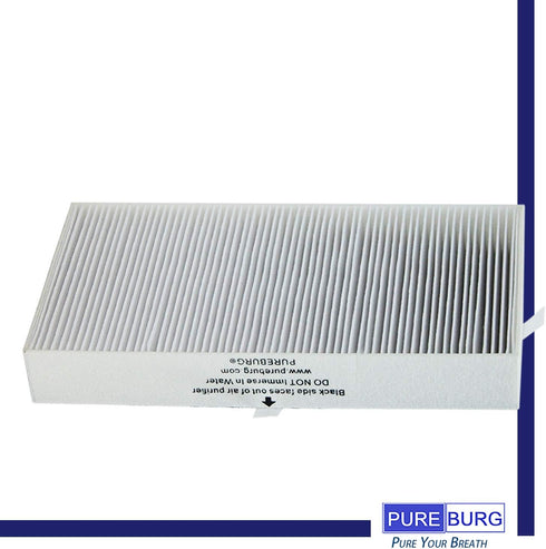 PUREBURG HRF201B True HEPA Replacement Filter Compatible with Honeywell HHT270 HHT270W HHT290 HEPAClean Series Air Purifiers Part HRF201B Type U,H13 Activated carbon 2-IN-1 Air Clean,2-Pack