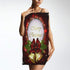 Pfrewn Christmas Bells Bow Hand Towels 16x30 in Red Snowflakes for Bathroom Decor