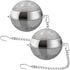 Lyxa SR 2 Pack Food Grade 304 Stainless Steel Mesh Tea Ball 2.1 Inch