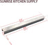 Sunrise Kitchen Supply Stainless Steel Heavy Duty Deep Fryer Joining Strip/Connector (21 5/8"L x 2"W x 1 1/4"H)