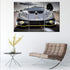 Gloomy Landscape Painting Sports Car Artwork, 12 x 24 inch x 3 Pieces Framed Canvas Wall Art for Modern Decor