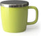 FORLIFE Dew Brew-In-Mug - Glossy Finish with Basket Infuser & Stainless Lid, 11 oz. (Lime)