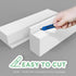 2 Pack Window Air Conditioner Foam Block, U-Shaped Insulation Foam Block for Indoor AC Unit, White