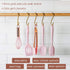 Set Collfa Rose Gold And Pink Kitchen Utensil Small Five-Piece Mini Silicone Kids Kitchen Tools Whisk Spatula Tongs