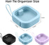 2 pcs Portable Hair Tie Organizer, Travel Qtip Holder, Bathroom Storage Dispenser for Cotton Swabs and Hair Accessories