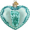 Old World Christmas Ornaments - Baby Boy's Footprint Glass Blown Ornaments for Christmas Tree