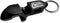 Shotgun Tool Metal Can Opener Keychain, 4in1 Tool for Parties, Tailgating Gift (Black)