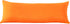EVOLIVE Ultra Soft Microfiber Body Pillow Cover 21"x54" with Hidden Zipper Closure - Orange Pillowcase