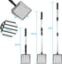 Kalekey 2 Pack Chicken(22.4 42 Inch), Chicken Poop Scooper, Stretchable Litter Scooper for to Detachable Chicken Coop