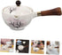 Vintage Kung Fu Teapot - Exquisite Traditional Flower Pattern Porcelain Tea Kettle, Classic Tea Infuser for Loose Tea,