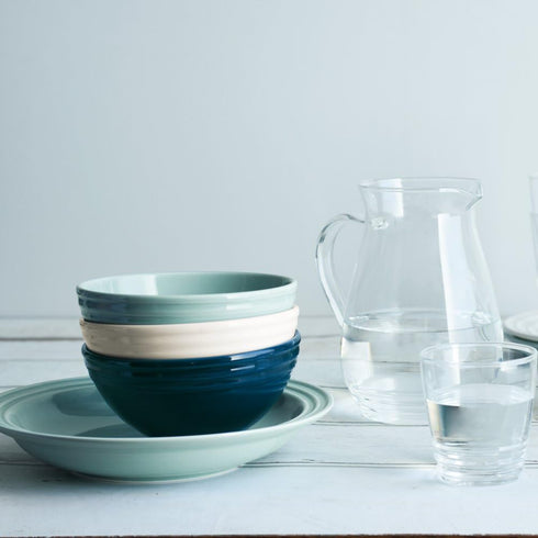 Kinto 20921 9.4 inches (240 mm), GLOW Pasta Plate, Light Blue
