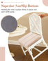 Set 2, (18 18 1.8 inch) Chair Cushions of Dinning Chair Cushions, Kitchen Chair Cushion, Chair Pads for Dining Chairs