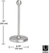 Sleek Nickel Umbra Teardrop Paper Towel Holder - Modern Kitchen Essential