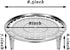Steamer Rack for Cooking,18/8 Stainless Steel Steaming Rack,8.5 Inch Steam Tray with Removable Legs for Steamer Cookware Baking Instant Pressure Cooker Multi-functional Steamer Basket