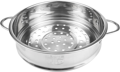 Stainless Steel Steamer Pot, 7 Inches Round Cooking Rack for Kitchen Dim Sum, Dumplings, Bun (18cm)