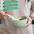 Unbreakable 24 oz Cereal Bowls, Reusable Wheat Straw Bowls, BPA-Free, 4 Set for Snacks and Dining