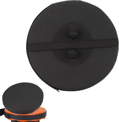 DIICCYO Telescopic Stool Cushion with Memory Foam, Round Thickened Collapsible Stool Chair Pads,