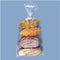 200Pcs 11 x 18 Inch Bottom Gusset Bread Bags with Ties, Clear