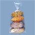 200Pcs 11 x 18 Inch Bottom Gusset Bread Bags with Ties, Clear
