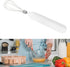 USB Charging Electric Egg Beater, Handheld Milk Frother, Portable Cordless Drink Mixer (White)
