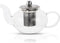 Hemoton Glass Teapot Stovetop Tea Kettle, Tea Dispenser with Infuser for Tea Coffee Drink 400ML