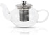 Hemoton Glass Teapot Stovetop Tea Kettle, Tea Dispenser with Infuser for Tea Coffee Drink 400ML