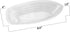 MT Products Clear Plastic Disposable Banana Split Boats, 8 oz (30 Pieces) - Great Party Dish, Made in the USA
