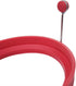YOLCAR Rings(4 Pack, 4 Inches) Food Grade Silicone Egg Rings, Multicolor, Egg Ring Molds for Cooking, Fried Egg