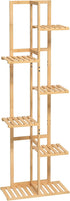 6 Laiensia Bamboo Plant Stand Rack Tier,Multiple Stand Holder Shelf Rack, Indoor&Outdoor Planter Display Shelves