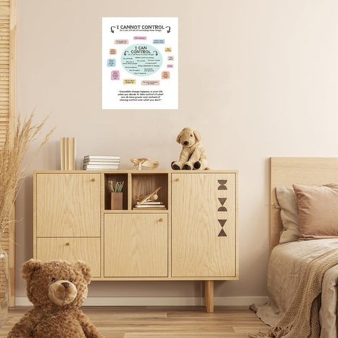 uoyien Growth Mindset Mental Health Posters, Positive Affirmations Charts for Kids Educational Prints