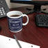 ThisWear 11oz Ceramic Coffee Mug with Handle, Funny Gifts for Readers, Bookmarks are for Quitters