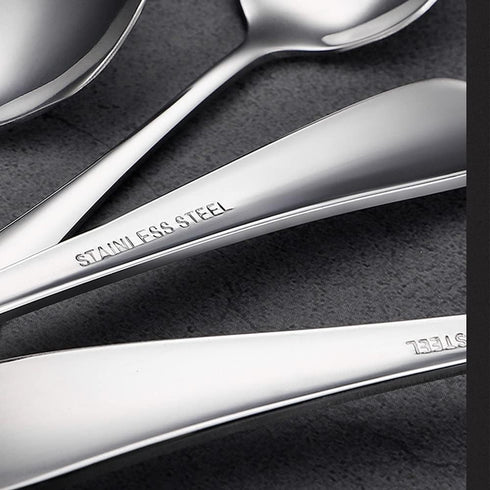 Spoons and Forks Set, 16 Piece Top Food Grade Stainless Steel Silverware Set, Kitchen Utensil Set, Mirror Finish &