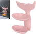 Soap Bar Holder, Self Draining Soap Dish, Mermaids Tail Double Layer Soap Dish for Bathroom Kitchen Sink